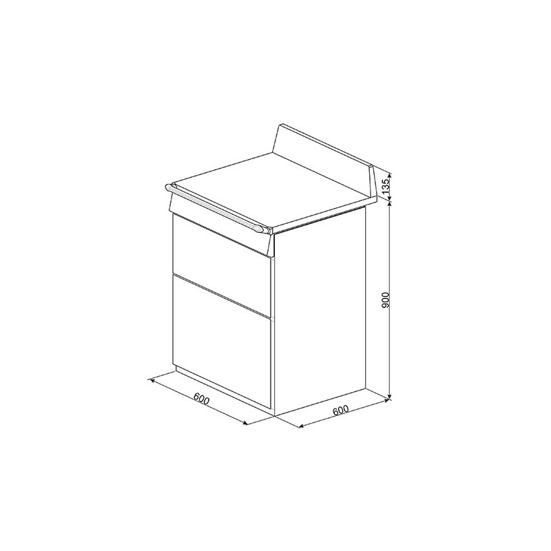 Kuchnia Wolnost 60cm Victoria Czarny Smeg Czarny TR62IBL2