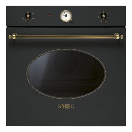 Piekarnik, 60 cm, Coloniale, antracyt Smeg  Antracytowy (wykończenie w kolorze mosiężnym) SF800AO