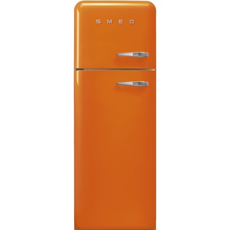 Chłodziarko-zamrażarka Smeg  Pomarańczowy (chromowane uchwyty) FAB30LOR5