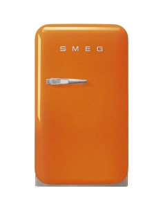 Minibar Smeg  Pomarańczowy (chromowany uchwyt) FAB5ROR5