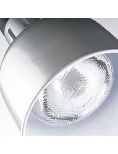 Lampa do podgrzewania potraw wisząca srebrna P 0.25 kW U 230 V