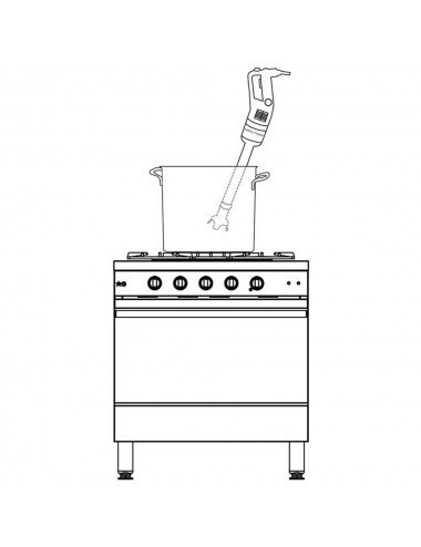 Mikser ręczny CMP 250 V.V. P 0.31 kW U 230 V