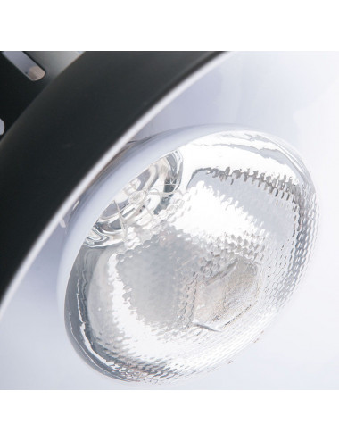 Lampa do podgrzewania potraw wisząca srebrna P 0.25 kW U 230 V