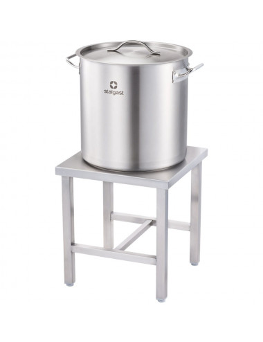 Garnek wysoki z pokrywką stalowy Ø 360 mm V 36.6 l