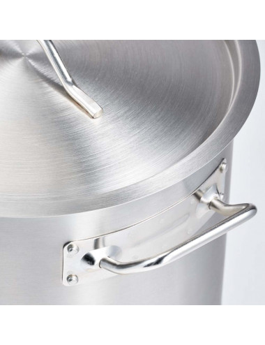 Garnek średni z pokrywką stalowy Ø 450 mm V 57.3 l