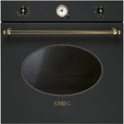 Piekarnik, 60 cm, Coloniale, antracyt Smeg  Antracytowy (wykończenie w kolorze mosiężnym) SF800AO