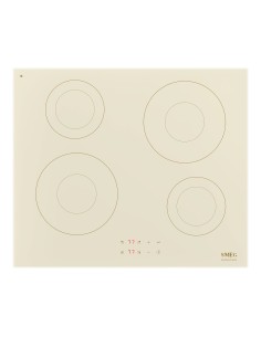Płyta indukcyjna, 60 cm, prosta krawędź Smeg  Kremowe szkło SI2641DP