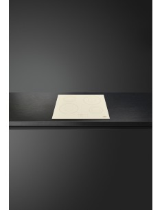 Płyta indukcyjna, 60 cm, prosta krawędź Smeg  Kremowe szkło SI2641DP