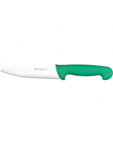 Nóż kuchenny HACCP zielony L 220 mm