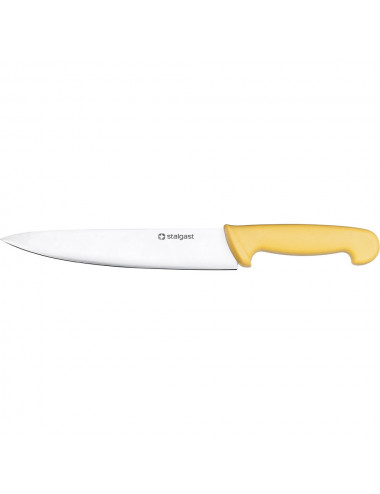 Nóż kuchenny HACCP żółty L 220 mm