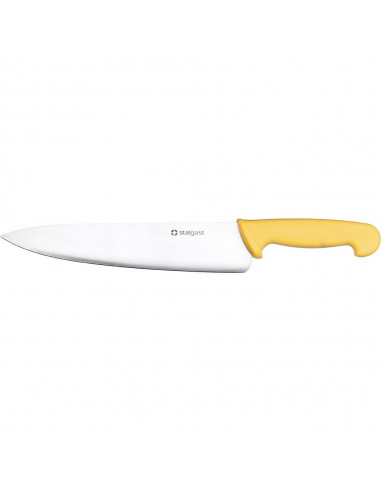 Nóż kuchenny HACCP żółty L 250 mm