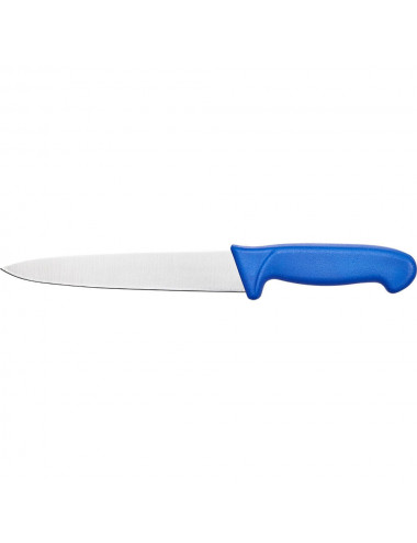Nóż do krojenia HACCP niebieski L 180 mm