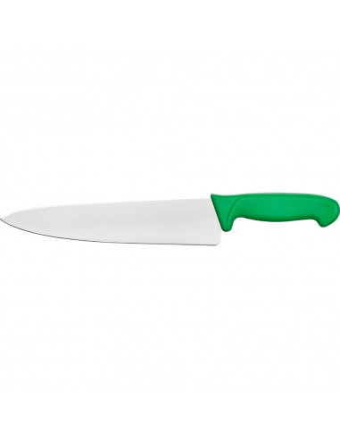 Nóż kuchenny HACCP zielony L 200 mm