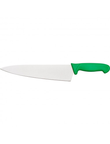 Nóż kucharski HACCP zielony L 260 mm