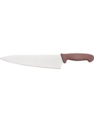 Nóż kucharski HACCP brązowy L 260 mm