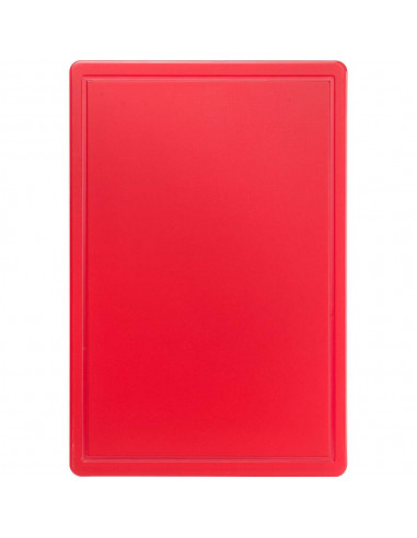 Deska do krojenia  czerwona HACCP 600x400x18 mm