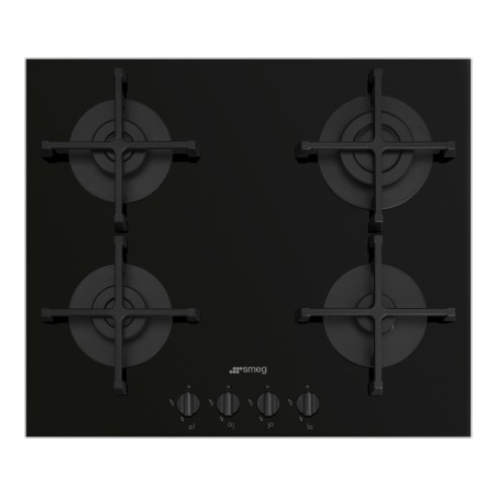Płyta gazowa, 60 cm, Selezione, czarny Smeg  Czarny PV264B