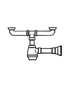 Syfon do podwójnego odpływu Smeg  - 3713