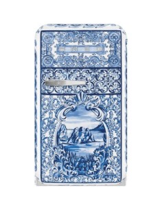 Minibar, D&G, Blu Mediterraneo Smeg  D&G Blu Mediterraneo (chromowany uchwyt) FAB5RDGME5