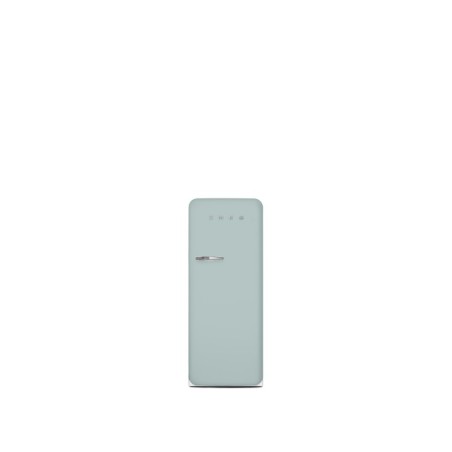 Single door refrigerator, 50's Style, Se Smeg  Sea Salt Green (chromowany uchwyt) FAB28RDSA5