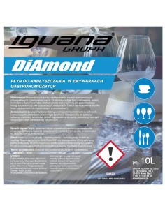 Płyn nabłyszczający do zmywarki DiAMOND – IGUANA LINE 10 L