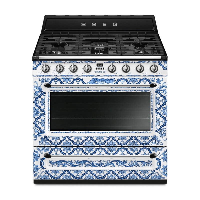 Kuchnia wolnost., 90cm, Victoria, D&G Smeg  Mediterraneo TR90DGME9