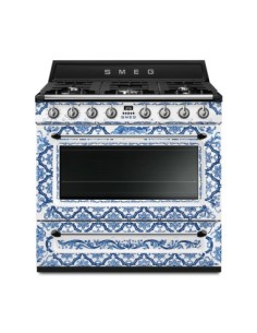 Kuchnia wolnost., 90cm, Victoria, D&G Smeg  Mediterraneo TR90DGME9