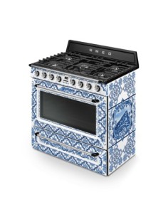 Kuchnia wolnost., 90cm, Victoria, D&G Smeg  Mediterraneo TR90DGME9