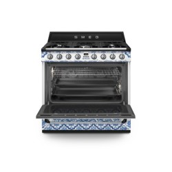 Kuchnia wolnost., 90cm, Victoria, D&G Smeg  Mediterraneo TR90DGME9