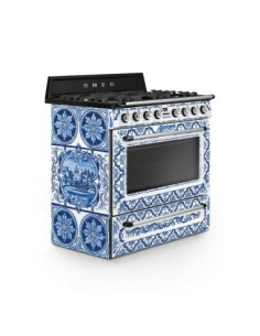 Kuchnia wolnost., 90cm, Victoria, D&G Smeg  Mediterraneo TR90DGME9