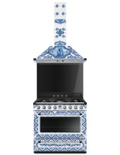 Kuchnia wolnost., 90cm, Victoria, D&G Smeg  Mediterraneo TR90DGME9