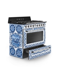 Kuchnia wolnost., 90cm, Victoria, D&G Smeg  Mediterraneo TR90DGME9