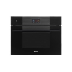 45 cm, Display 04, Linea, Black Smeg  Czarny SBC4104B3