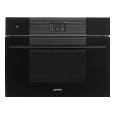 45 cm, Display 04, Linea, Black Smeg  Czarny SBC4104B3