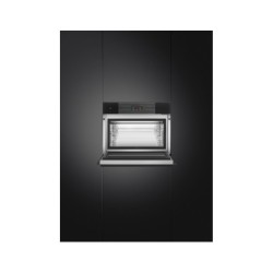 45 cm, Display 04, Linea, Black Smeg  Czarny SBC4104B3