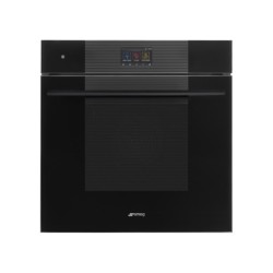 60 steam100pro d04 Linea Black Smeg   SO6104S4PB3