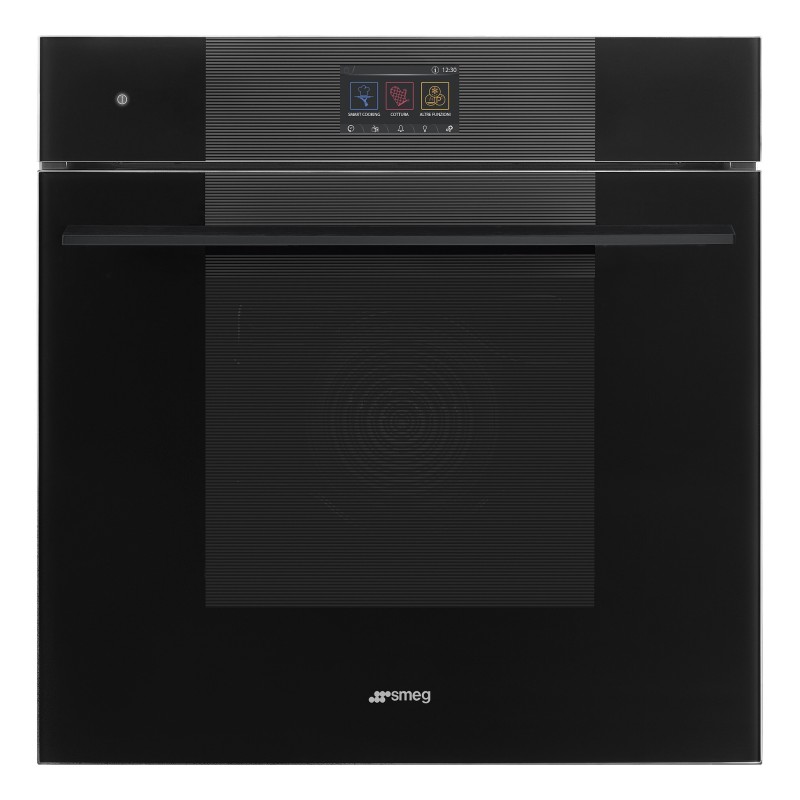 60 steam100pro d04 Linea Black Smeg   SO6104S4PB3