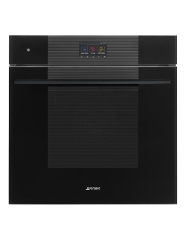 60 steam100pro d04 Linea Black Smeg   SO6104S4PB3