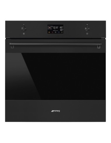 60 pyro-steam d02 Classica Matt black Smeg   SOP6302S2PN