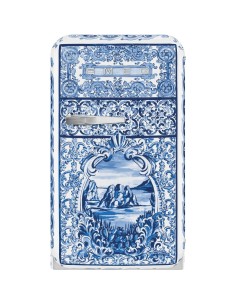 Minibar, D&G, Blu Mediterraneo Smeg  D&G Blu Mediterraneo (chromowany uchwyt) FAB5RDGME5