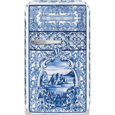 Minibar, D&G, Blu Mediterraneo Smeg  D&G Blu Mediterraneo (chromowany uchwyt) FAB5RDGME5