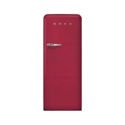     Chłodziarko-zamrażarka wolnostojąca Smeg  Ruby Red (chromowany uchwyt) FAB28RDRB6