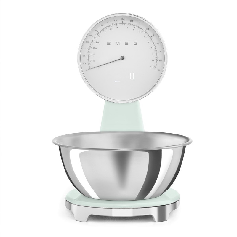 Waga kuchenna, pastelowa zieleń Smeg   KSF01PGWW