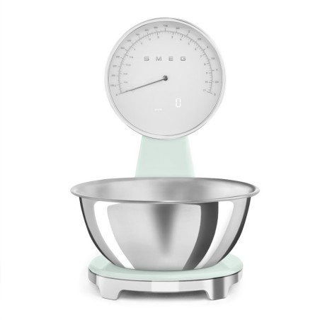 Waga kuchenna, pastelowa zieleń Smeg   KSF01PGWW