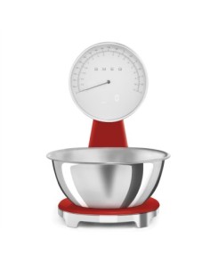 Waga kuchenna, czerwony Smeg   KSF01RDWW