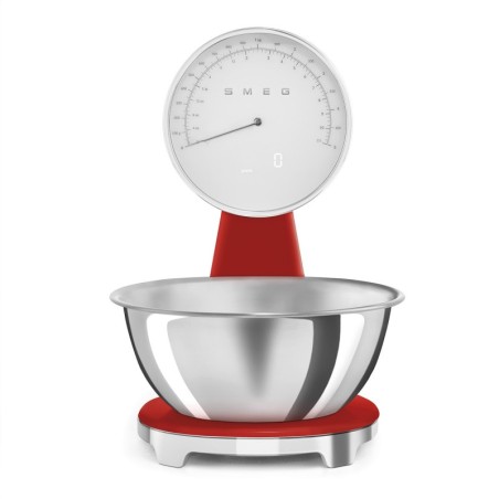 Waga kuchenna, czerwony Smeg   KSF01RDWW