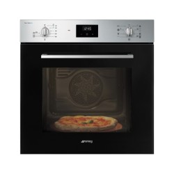 Piekarnik, 60 cm, Selezione, inox/czarny Smeg  Stal nierdzewna + Czarny SF6400S1PZXN
