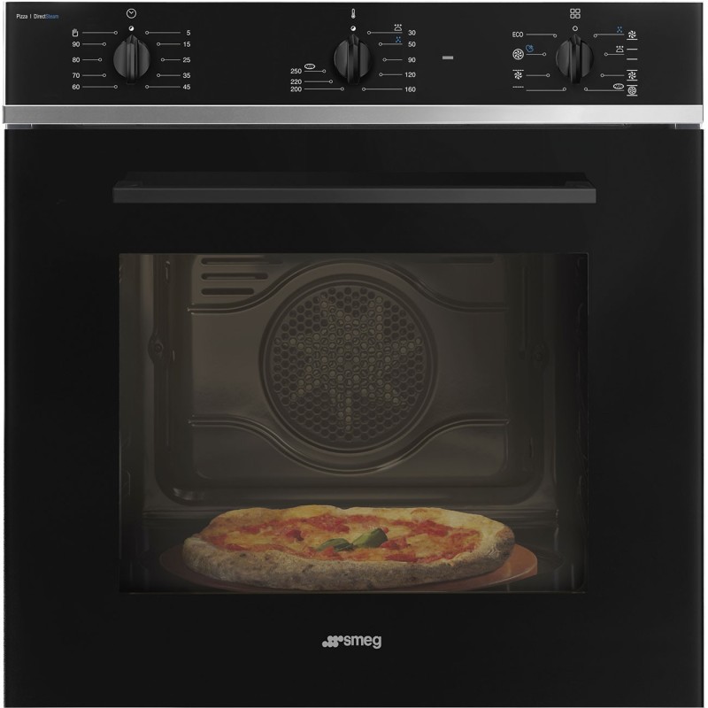 Piekarnik, 60 cm, Selezione, czarny Smeg  Czarny SF64M3S1PZB