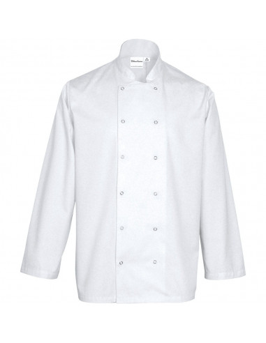 Bluza kucharska unisex CHEF biała rozmiar M