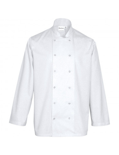 Bluza kucharska unisex CHEF biała rozmiar L